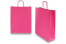 Papperspåsar med snurrade handtag - cerise rosa, 320 x 120 x 410 mm, 100 gr | Kuvertland.se