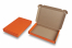 Brevpack med topplock - orange | Kuvertland.se