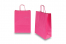 Papperspåsar med snurrade handtag - cerise rosa, 260 x 120 x 350 mm, 90 gr | Kuvertland.se